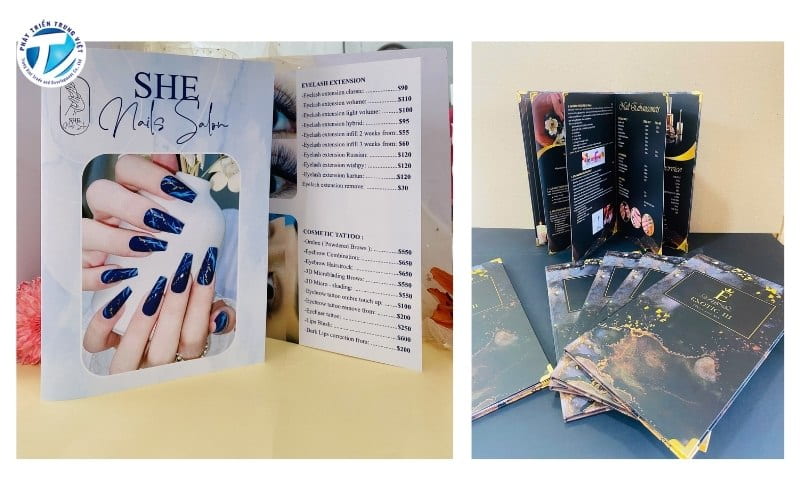 In nhanh các loại menu, bảng báo giá